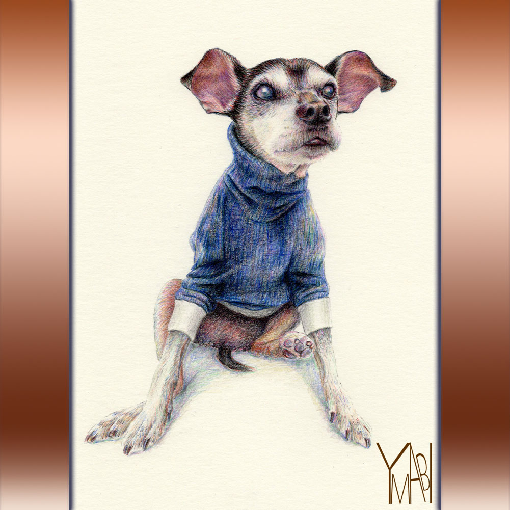 色鉛筆画　オーダー似顔画