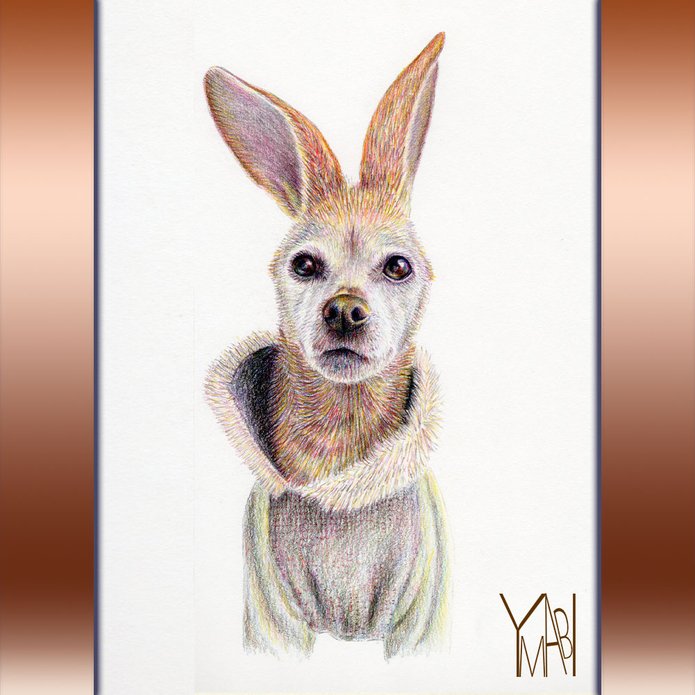 色鉛筆　オーダー似顔画