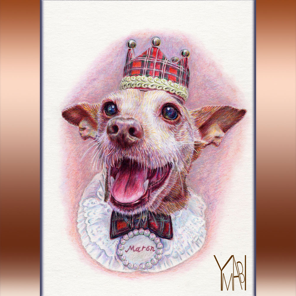 色鉛筆　オーダー似顔画