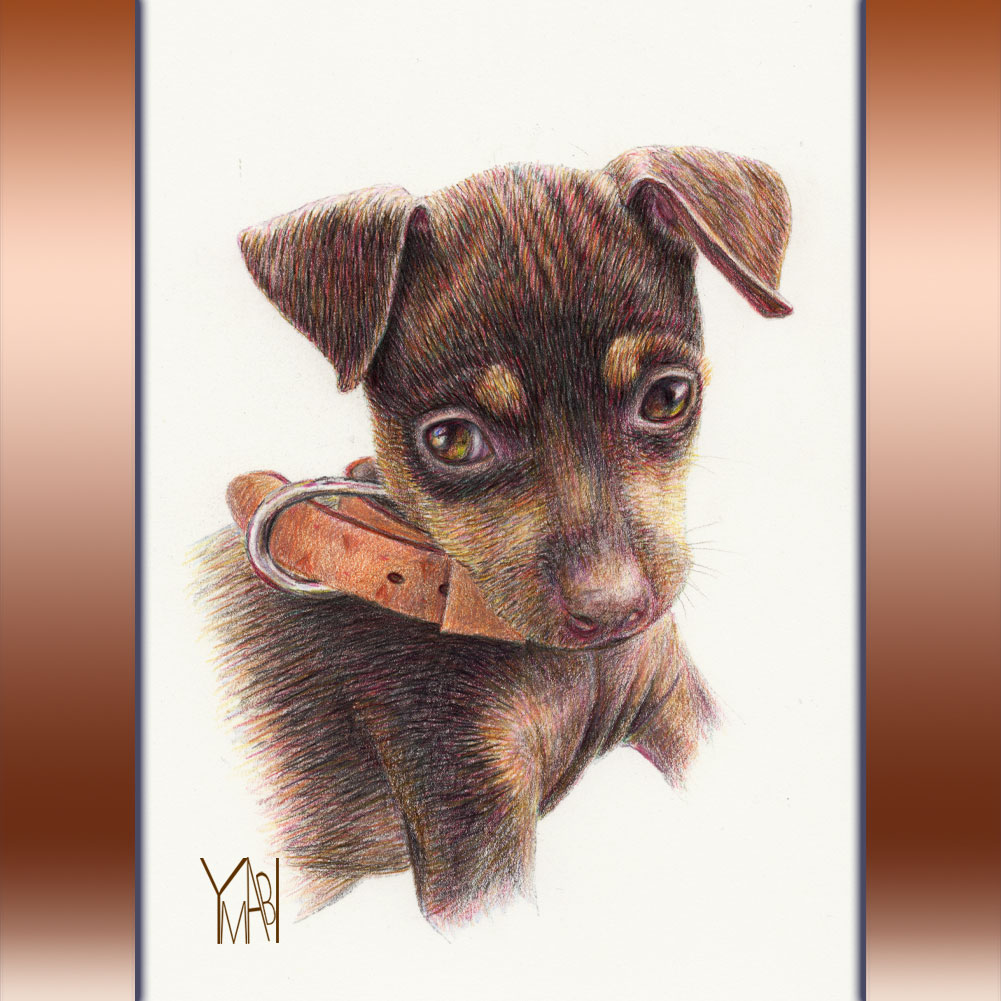 色鉛筆　オーダー似顔画