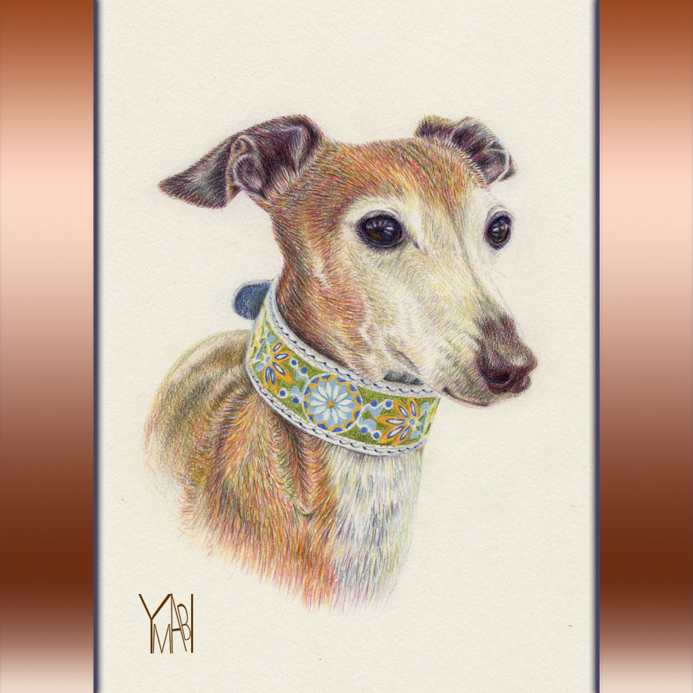 色鉛筆　オーダー似顔画